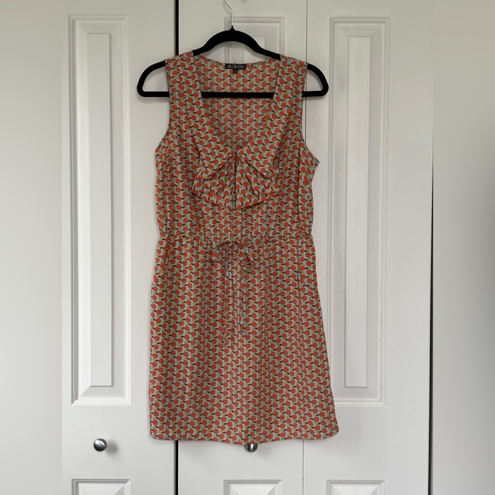 Bebop Apple Print Sleeveless Dress - Size Large